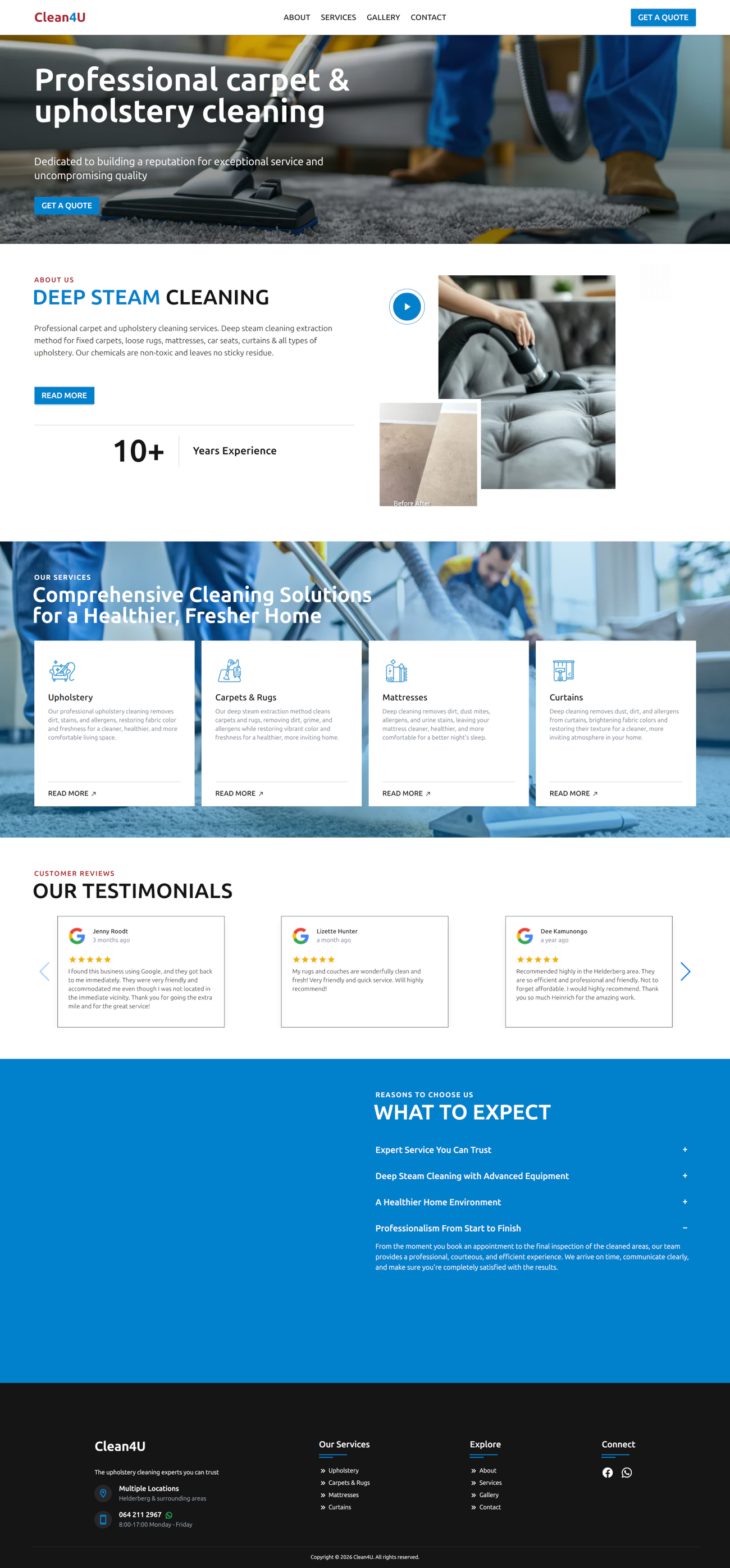 Cover image for Clean4U website project