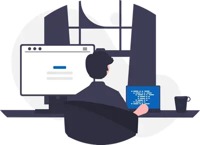 Sowtware developer writing code